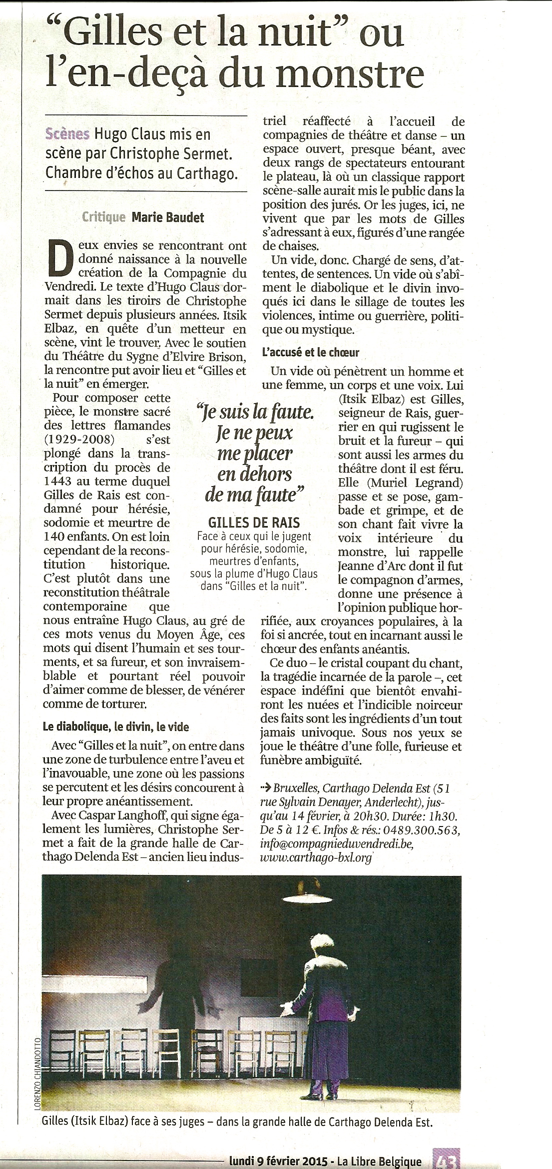 Gilles et la nuit